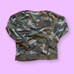Camo sweater